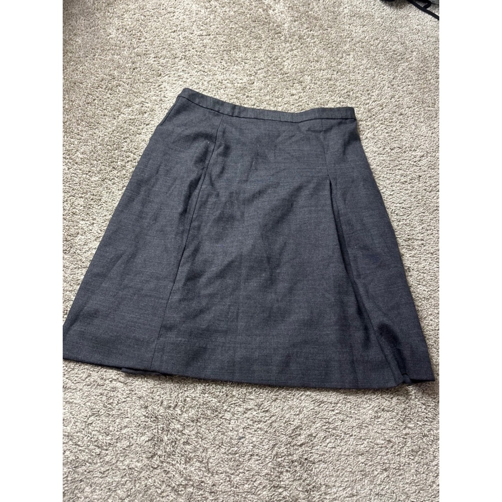 Gap Stretch Charcoal Gray A-Line Knee Length Skirt Size 10 569982-00-1